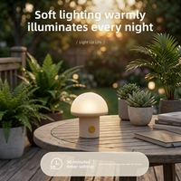 Veilleuse de chevet pour chambre à coucher, respectueuse des yeux, avec fonction de charge, pour l'alimentation des bébés, la décoration, avec luminosité réglable et fonction de vibration