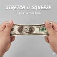Vente directe usine – Jouet anti-stress en forme de billet de banque, balle souple en PU écologique, jouets squishy réalistes en forme de dollar américain