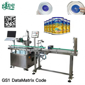 เครื่องเลเซอร์ CO2 ประสิทธิภาพสูงสำหรับการมาร์กกิ้ง พร้อมระบบป้องกันการปลอมแปลงโค้ดสำหรับสายการผลิตกระป๋องนมผง - Product Image 6