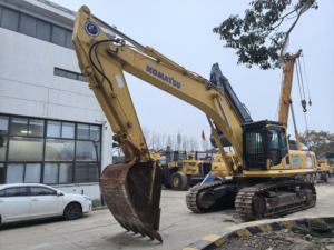 Excavadora de sistema hidráulico de control de precisión usada bajo consumo de combustible Excavadora hidráulica usada Komatsu de Shanghai, excavadora hidráulica del sistema de control de precisión - Product Image 5
