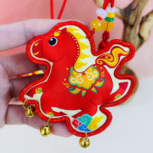 ของตกแต่งแขวนรถมือถือรูป<span class=keywords><strong>ม้า</strong></span>ปีใหม่ ของที่ระลึกสถานที่ท่องเที่ยว นำโชค เสริมสิริมงคล - Product Image 2