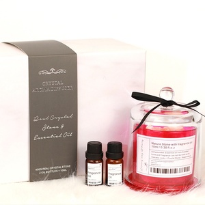 Difusor <span class=keywords><strong>de</strong></span> Aromaterapia Personalizado con Campana Dorada y Caja <span class=keywords><strong>de</strong></span> Regalo <span class=keywords><strong>de</strong></span> <span class=keywords><strong>Cristal</strong></span>, Piedra Aromática sin Fuego para Uso en Interiores, DIY con Aceites Esenciales - Product Image 6