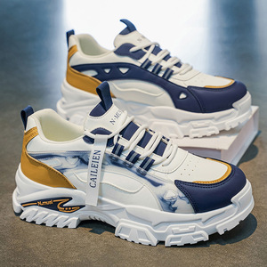 Zapatillas deportivas transpirables de malla gruesa para hombre, ligeras, para correr, caminar, estilo juvenil, deportivas, para exteriores. - Product Image 1