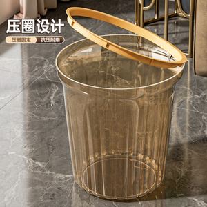 Cubo de Basura Moderno de Gran Capacidad con Borde Reforzado y Construcción de Plástico para Mayor Durabilidad - Product Image 3