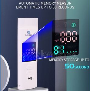 LANNX A8 Portable <span class=keywords><strong>Alc</strong></span> Ohol <span class=keywords><strong>Test</strong></span> éthylomètre pour conducteurs de voiture détecteur d'alcool testeur d'haleine d'alcool vente en gros testeur d'alcool - Product Image 5