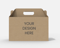Boîte-cadeau de logo de motif personnalisé de haute qualité avec poignée de couvercle Design créatif pour l'impression de stratification mate de doublure d'éponge de vacances