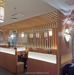 Panneau décoratif en aluminium, revêtement de façade en aluminium, écran de séparation en tube carré en aluminium - Product Image 6