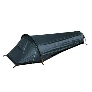 Bivy 초경량 한 사람 배낭 텐트 1 남자 방수 쉬운 설정 캠핑 Bivvy 하이킹