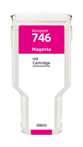 HP-kompatible Pigmentpatrone HPQ <span class=keywords><strong>746</strong></span> mit Chip 300ML Mehrfarbig für DesignJet Z6/Z9 - Product Image 6