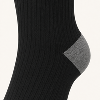 Chaussettes de compression montantes pour femmes grandes tailles, personnalisées, 15-20 mmHg, à compression graduée, pour mollets larges, côtelées, longues, pour soins, OEM, vente en gros