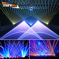 Wasserdichte 30W Laser-Show Animation Sky Beam Outdoor 40kpps Vollfarbige Sky Beam Laser-Lichtshow