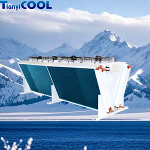 Condenseur de type V refroidi par air Tianyicool <span class=keywords><strong>FNV</strong></span> personnalisé de haute qualité pour les industries de vente au détail, état neuf, chambres froides - Product Image 1