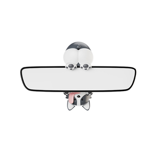 2026 Trending Funny Dog Car Air Freshener Cute Puppy Perfume Hanger Car <b>Mirror</b> Refillable <b>Long</b>-Lasting Scent Essential Oil - Product Image 5