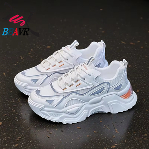 Zapatillas Deportivas Casuales Transpirables de Plataforma Gruesa para Mujer, Estilo Urbano, Versátiles, para Jóvenes y Adultas - Product Image 4