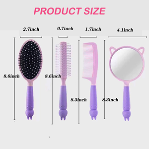 Cepillo para el Cabello Autolimpiante Profesional de Marca Privada al por Mayor, Cepillo Desenredante para el Cabello con Logotipo Personalizado - Product Image 5