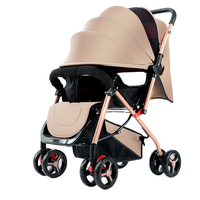 ZX110 nouveau-né multifonction poussette en alliage léger landau avec amortisseur de voiture Portable pliable bébé poussette pour 3 ans
