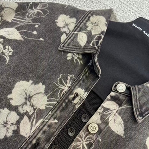 Zeya Tùy Chỉnh Áo Sơ Mi Phụ Nữ Bông Sọc Quá Khổ Dài Tay Áo Đau Khổ Cổ Điển Giản Dị Lỏng Phụ Nữ Áo Cánh - Product Image 2