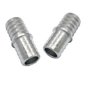 Connecteur d'interface mâle XBM 3/4" en alliage d'aluminium pour tuyau de radiateur, surface polie, pièces automobiles, application gaz, modèle en caoutchouc - Product Image 2