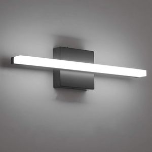 Lámparas de Espejo Lineales Modernas Atenuables de 20''/24'' con IP44, Luz <span class=keywords><strong>LED</strong></span> de Tocador Negra de 3CCT <span class=keywords><strong>para</strong></span> Dormitorio - Product Image 2