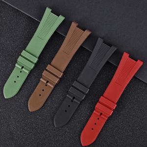 Fkm Bracelet montre en caoutchouc pour <span class=keywords><strong>Patek</strong></span> <span class=keywords><strong>Philippe</strong></span> Nautilus Bracelet montre 25mm 5711 5712 5726 5980 - Product Image 3