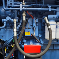 Groupe électrogène diesel SPM THLM480 série MTU 50/60Hz triphasé 480V 50KW/55KW portable silencieux avec ATS et contrôleur intelligent 24V DC