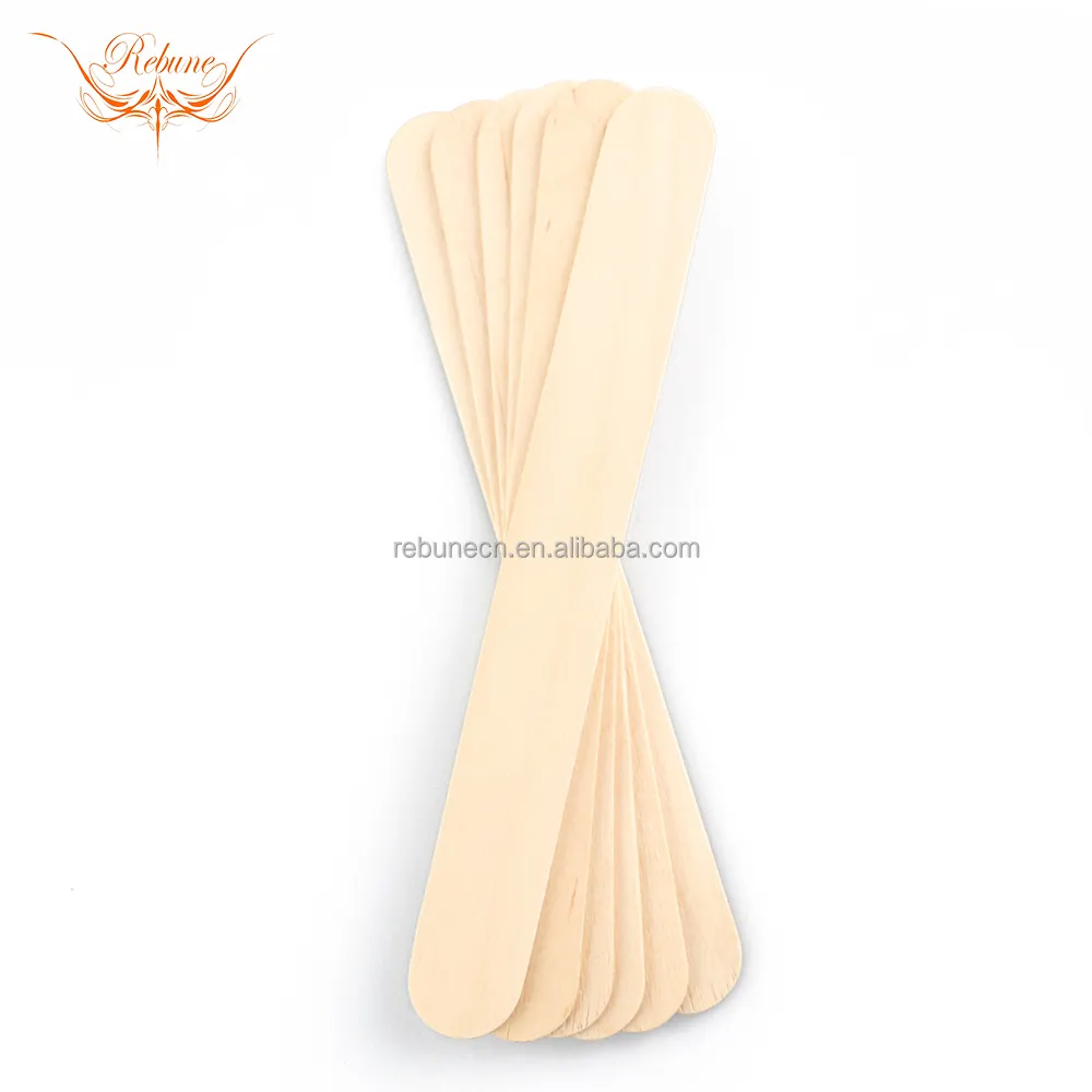 Popular Disposable Waxing Spatulas Cosmetic Wood Spatula Wood Wax Stick for All Body Hair Removal