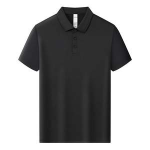Camiseta Polo de Manga Corta, Color Sólido, Poliéster, Ropa de Trabajo, Impresión de Logotipo Personalizable, Uniformes Corporativos, Uso Diario - Product Image 1
