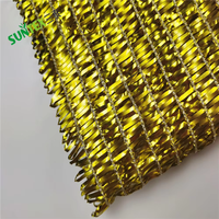 Voile d'ombrage doré en aluminium, réfléchissant, isolant thermique, pour jardin/ombrage pour animaux de compagnie