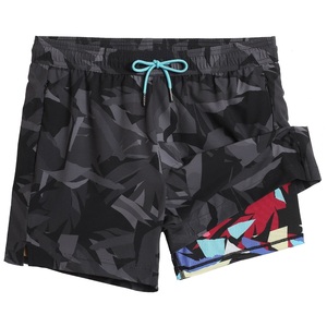 Shorts de bain personnalisés pour hommes, imprimés camouflage, respirants, écologiques, à séchage rapide, pour l'été - Product Image 4