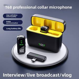 Micrófono Inalámbrico Universal con Clip T68 de Best Choice <span class=keywords><strong>para</strong></span> Grabación de Video en Vivo, Micrófono con Clip Universal <span class=keywords><strong>para</strong></span> Transmisión en Vivo - Product Image 2