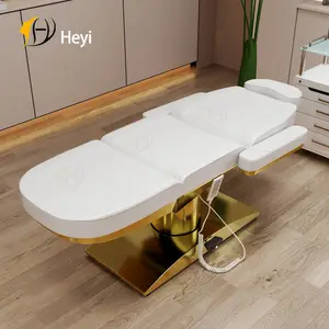 Goedkope Schoonheidssalon Gezichts Aqua Wimper Fauteuil Stoel 3 Motoren Thai Spa Draagbare Elektrische Massage Bed Tafel