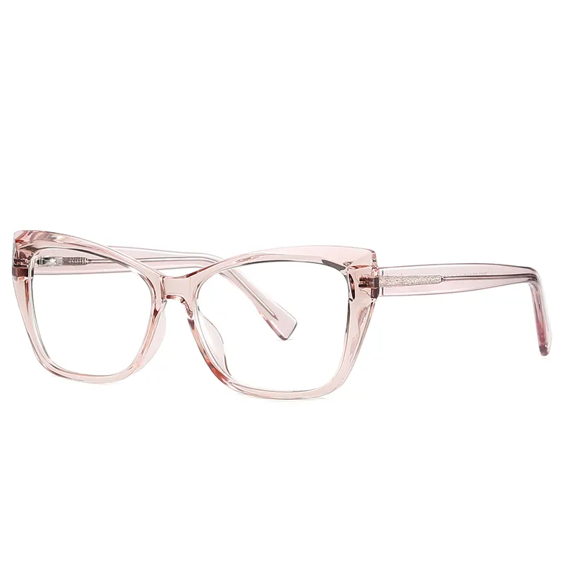 2021 Eyewear Eyeglasses Spectacles Bluefilter Antiradiation Cat Eye Computer Sunglasses Frames Anti Blue Light Blocking Glasses