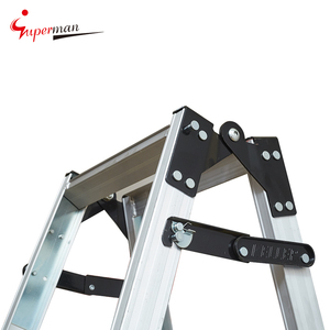Tangga lipat industri aluminium <span class=keywords><strong>sisi</strong></span> ganda banyak langkah kualitas asli - Product Image 4