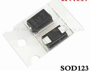 1 bobine = 2000 pièces <span class=keywords><strong>1N4007</strong></span> IN4007 4007 M7 <span class=keywords><strong>SMD</strong></span> DO-214AC - Product Image 3