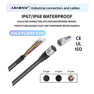 Hirose 8-Core Tốc Độ Cao Truyền Nhiều Lớp Xe Máy Dây Khai Thác Công Nghiệp Máy Ảnh Cáp I/O Kích Hoạt Đồng - Product Image 2