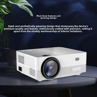 Projecteur LED/CRT portable sans fil WIFI Android Q6H 1080P HD pour la maison et le bureau, garantie de 30 jours