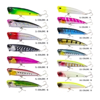Haut droit P145 105mm 26g Wobbler Realis FANGPOP 105 Popper leurre de pêche Topwater appât dur pour bar brochet