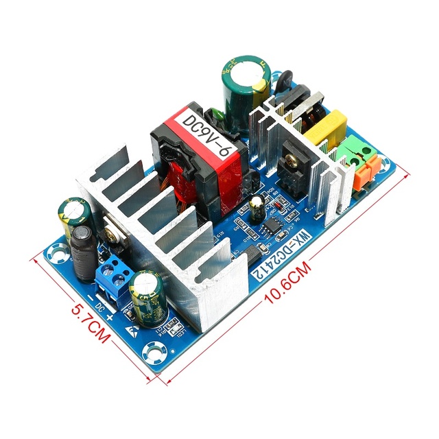 Power Supply Module 9V 90-260VAC to DC 9V 6A Power Supply Module Board Switch AC-DC Switch Power Supply Board DC9V-6