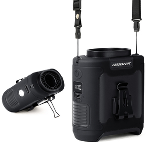 Chất Lượng Cao USB Có Thể Sạc Lại Eo <span class=keywords><strong>Fan</strong></span> Mini Khẩn Cấp Điện LED Clip Xách Tay Eo <span class=keywords><strong>Fan</strong></span> 10000MAh Cho Ngoài Trời - Product Image 5