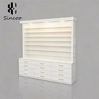 Meuble de Salon Moderne en Bois Multifonctionnel pour Présentoir de Vernis à Ongles et Poudres, Étagère à Gels, Couleur Personnalisable, Taille sur Mesure