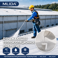 Revêtement d'isolation thermique réfléchissant, imperméable, résistant à la chaleur et aux hautes températures pour toitures et murs d'usines industrielles et d'entrepôts (OEM)