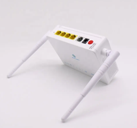 ONT/ONU XPON F663NV9 Usado, Versión Original en Inglés, 2GE 2FE 1TEL 5DBI, Wi-Fi 4G 3G, Fibra Óptica Blanca, 1 Año de Garantía