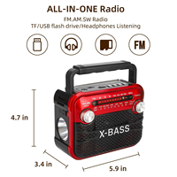New125BT Prévention des catastrophes Prévisions météorologiques Générateur à manivelle à énergie solaire Radio d'urgence avec batterie externe