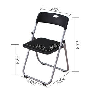 <span class=keywords><strong>Sedie</strong></span> Pieghevoli in Plastica e <span class=keywords><strong>Metallo</strong></span> con Schienale Alto Bianche <span class=keywords><strong>per</strong></span> Campeggio Eventi Ufficio Giardino Matrimoni - Product Image 2