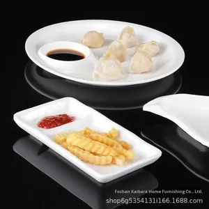 Creativo moderno melamina madre-figlia piatti divisi piatto commerciale ristorante gamberetti aceto piatto per alberghi ristoranti - Product Image 4