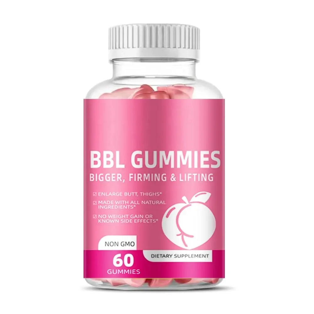 Nhãn hiệu riêng Mông Hip mở rộng Gummies BBL Gummies Vegan Butt Booster tăng cường Gummies cho mông