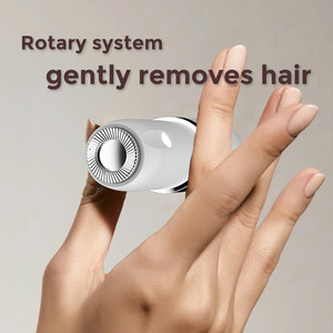 Épilateur électrique pour le visage des femmes, tondeuse à sourcils, rasoir style rouge à lèvres, portable, alimenté par batterie, blanc, 10000 tr/min - Product Image 3