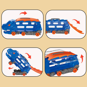 Transport <strong>Dinosaur</strong> Truck with 4 Mini <strong>Cars</strong> Kids Carrier Vehicles <strong>Toys</strong> Set Tyrannosaurus Rex Transport <strong>Toys</strong> <strong>Cars</strong> and Trucks - Product Image 6