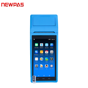 Newpas Android 8 1 cầm tay công nghiệp <span class=keywords><strong>PDA</strong></span> Máy Quét Mã Vạch xách tay Android điện thoại di động POS điện thoại thông minh Wifi được xây dựng trong máy in nhiệt - Product Image 5