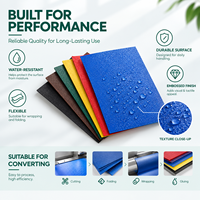 Papier PVC transparent 180GSM, imperméable et résistant à l'huile, pour la lamination des couvertures de livres, emballage en rouleau, largeur 787 889 mm